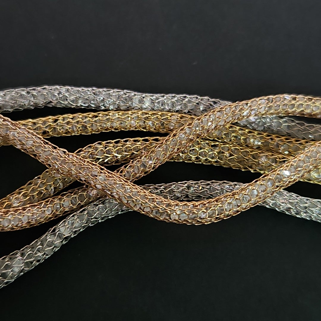 GARGANTILLA ORO COMBINADO 14 K 36.6 GRMS (SEMINUEVO)