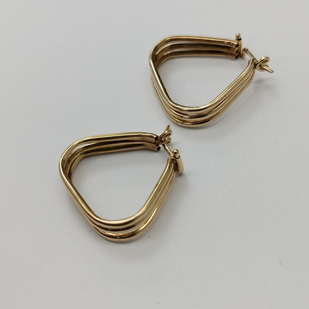 ARRACADAS PAR ORO 14 K 5 GRMS (SEMINUEVO)