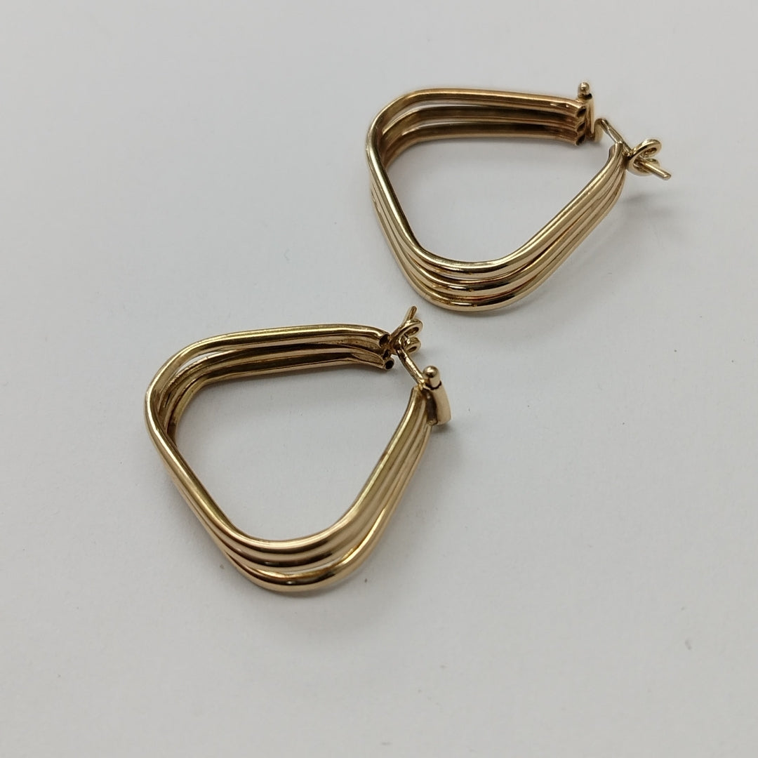 ARRACADAS PAR ORO 14 K 5 GRMS (SEMINUEVO)