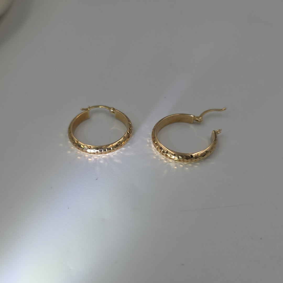 ARRACADAS PAR ORO 10 K 2.7 GRMS (SEMINUEVO)