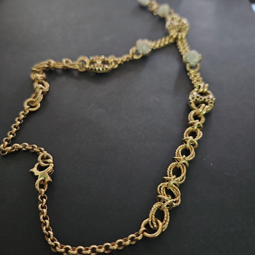 GARGANTILLA ORO, ORO COMBINADO 14 K 32.8 GRMS (SEMINUEVO)