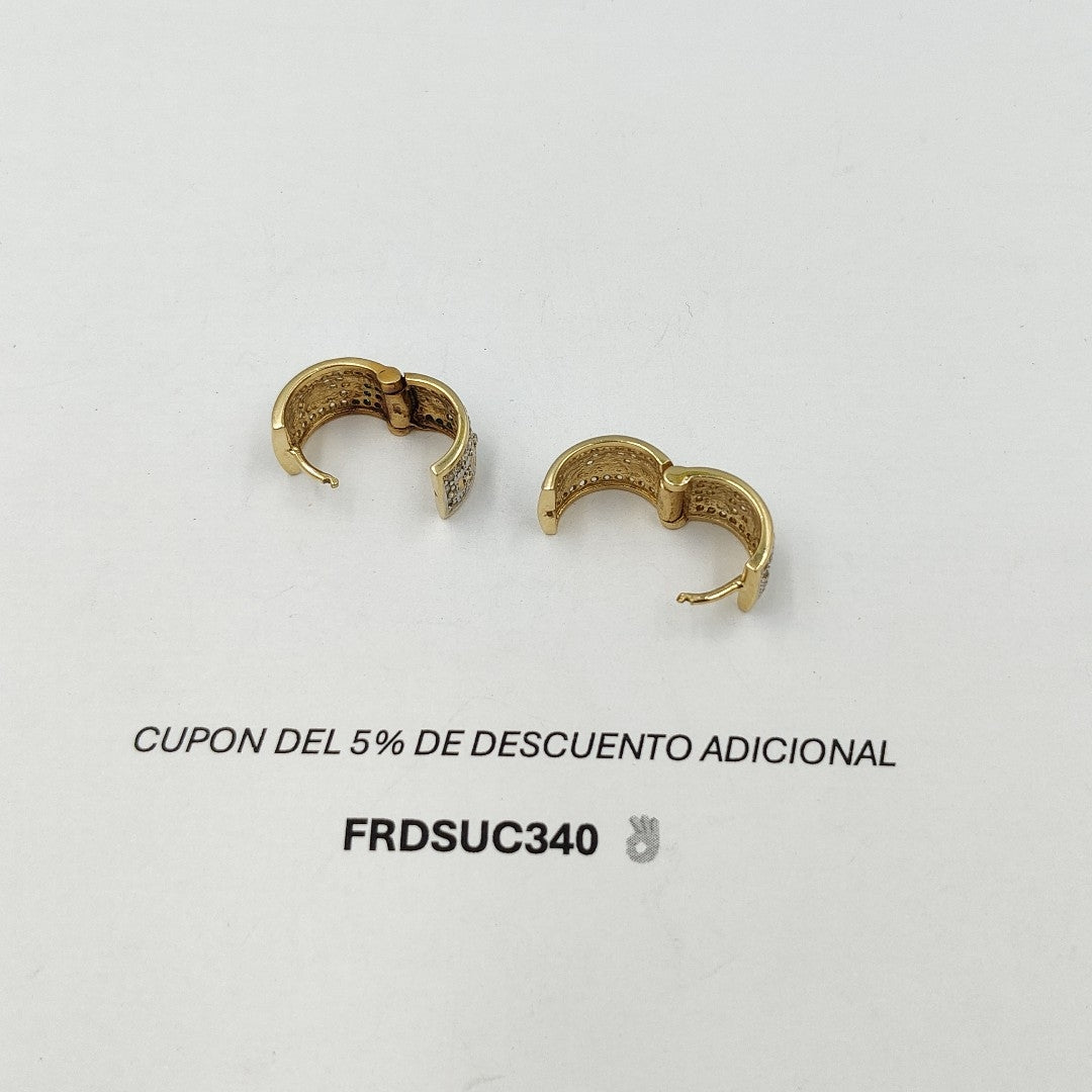 ARRACADAS PAR ORO 14 K 7,80 GRMS (SEMINUEVO)