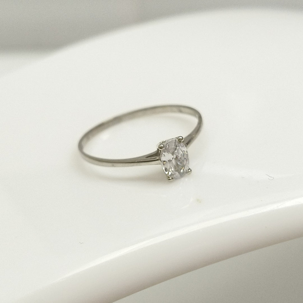 SOLITARIO ORO BLANCO 14 K 0,90 GRMS (SEMINUEVO)