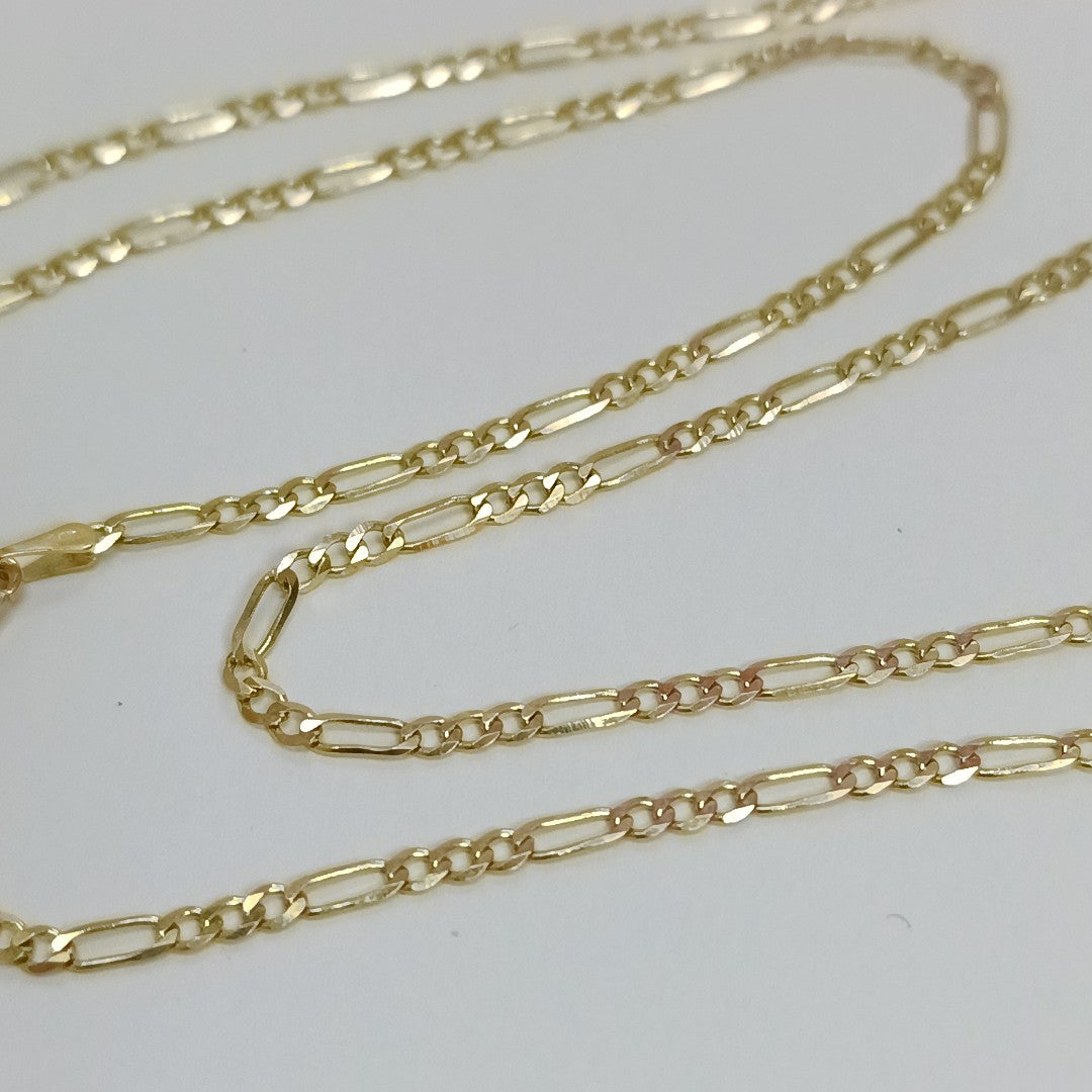 CADENA 3X1 14K 55 CM 4.9 GR (NUEVO)
