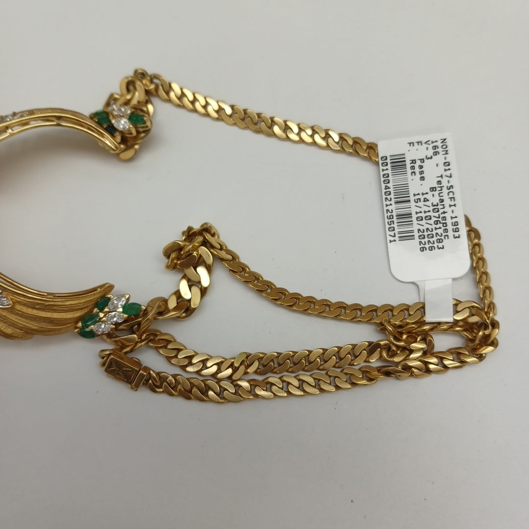 CADENA, DIJE ORO 18 K 74.3 GRMS (SEMINUEVO)