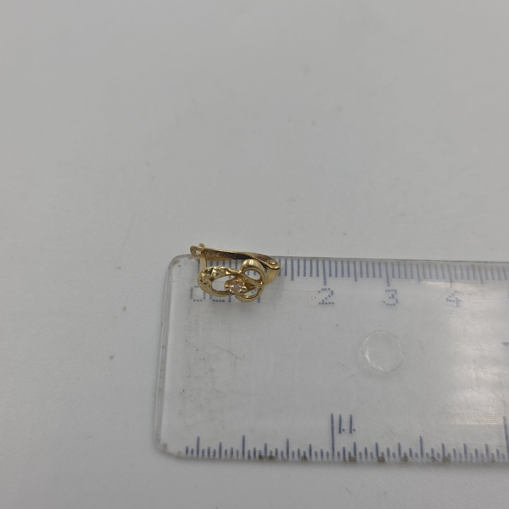 ARETES PAR ORO 10 K 1.2 GRMS (SEMINUEVO)
