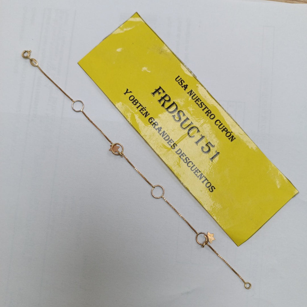 PULSERA ORO 14 K 1.8 GRMS (SEMINUEVO)