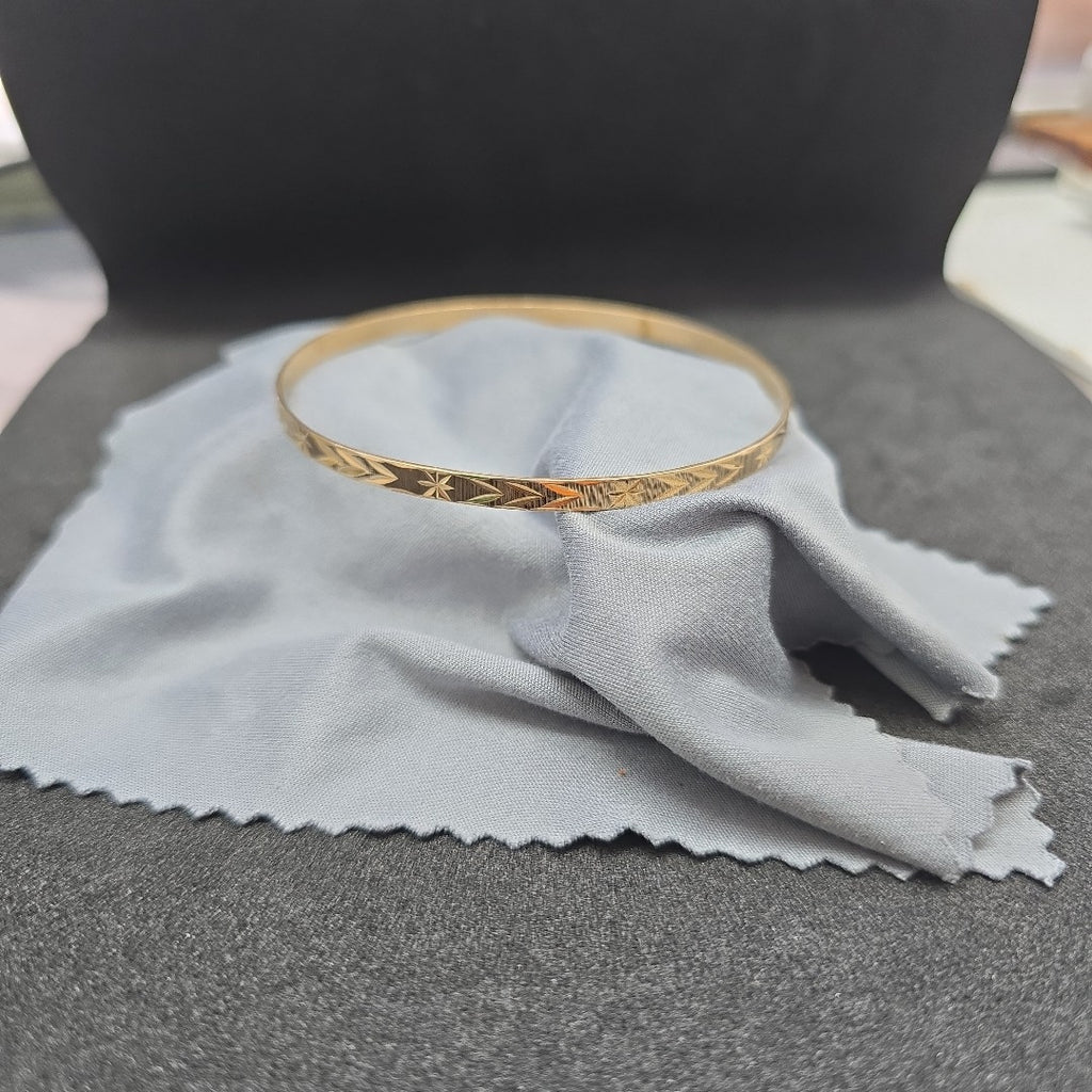 PULSERA RIGIDA ORO 14 K 8.5 GRMS (SEMINUEVO)