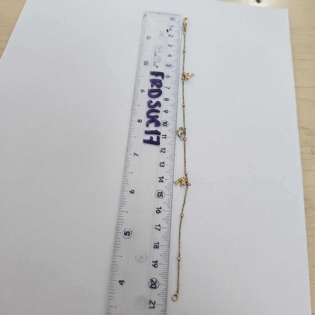 PULSERA ORO COMBINADO 14 K 2,10 GRMS (SEMINUEVO)