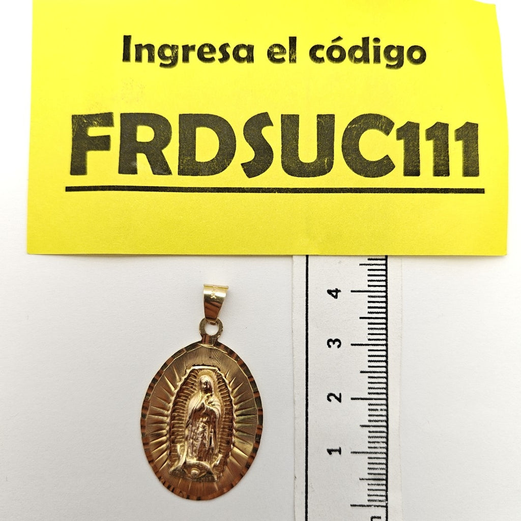 MEDALLA RELIGIOSA ORO 14 K 4 GRMS (SEMINUEVO)