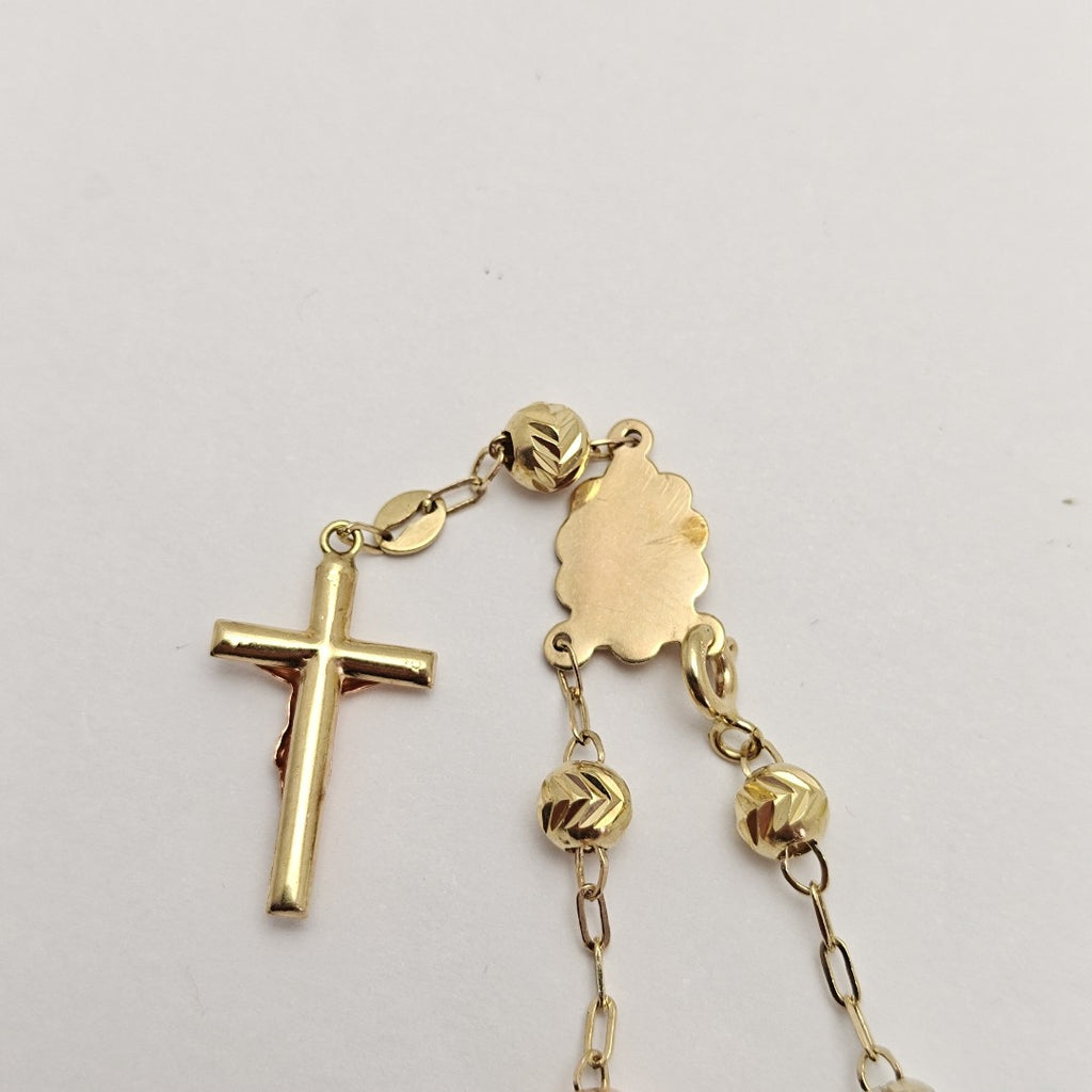 PULSERA ORO COMBINADO 14 K 4.6 GRMS (SEMINUEVO)