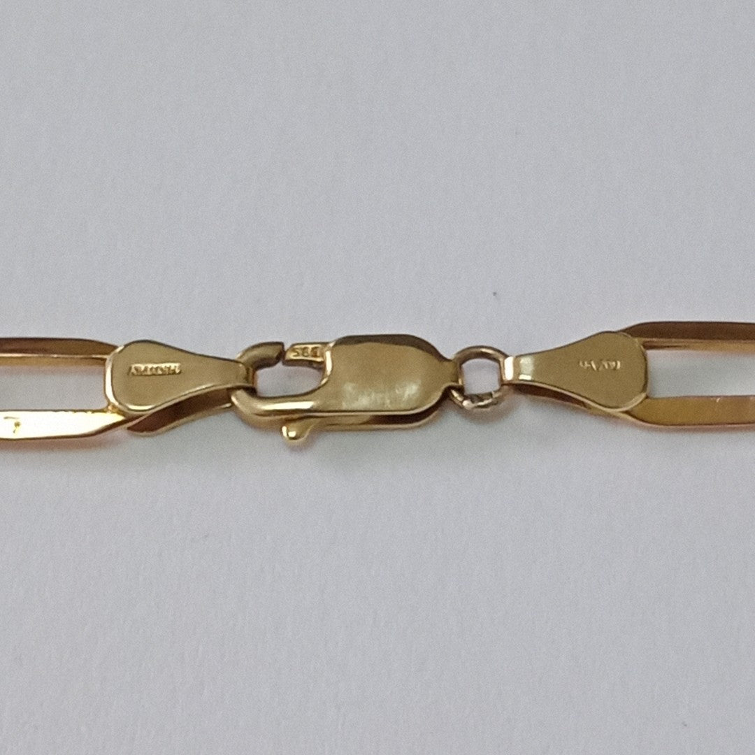 CADENA ORO COMBINADO 14 K 7,90 GRMS (SEMINUEVO)