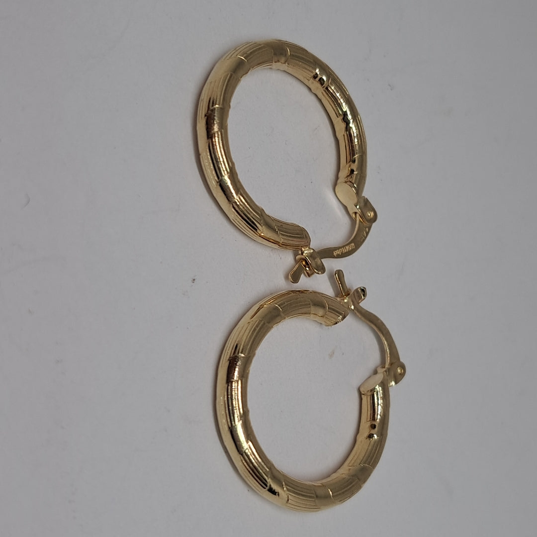 ARETES ARRACADAS 14K 2.6 GR (NUEVO)