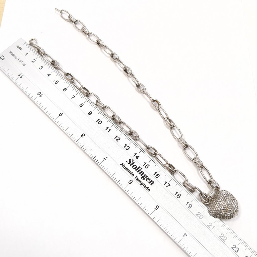 COLLAR ORO BLANCO 10 K 10.9 GRMS (SEMINUEVO)