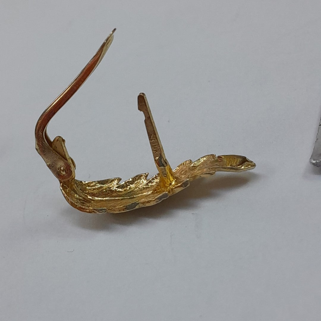 ARETES PAR ORO 14 K 2.5 GRMS (SEMINUEVO)