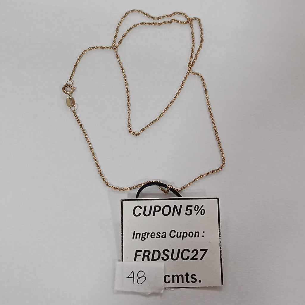 CADENA ORO 10 K 1,90 GRMS (SEMINUEVO)