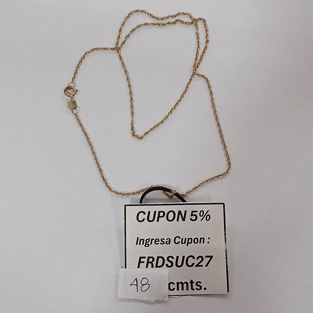 CADENA ORO 10 K 1,90 GRMS (SEMINUEVO)
