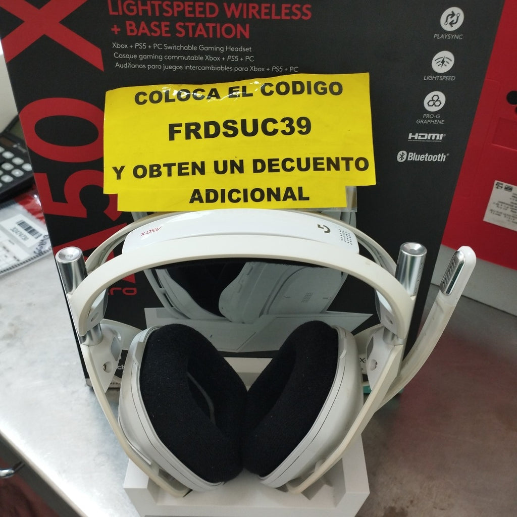 AUDIFONOS LOGITECH ASTRO A50 X INALAMBRICO OVER EAR (SEMINUEVO)