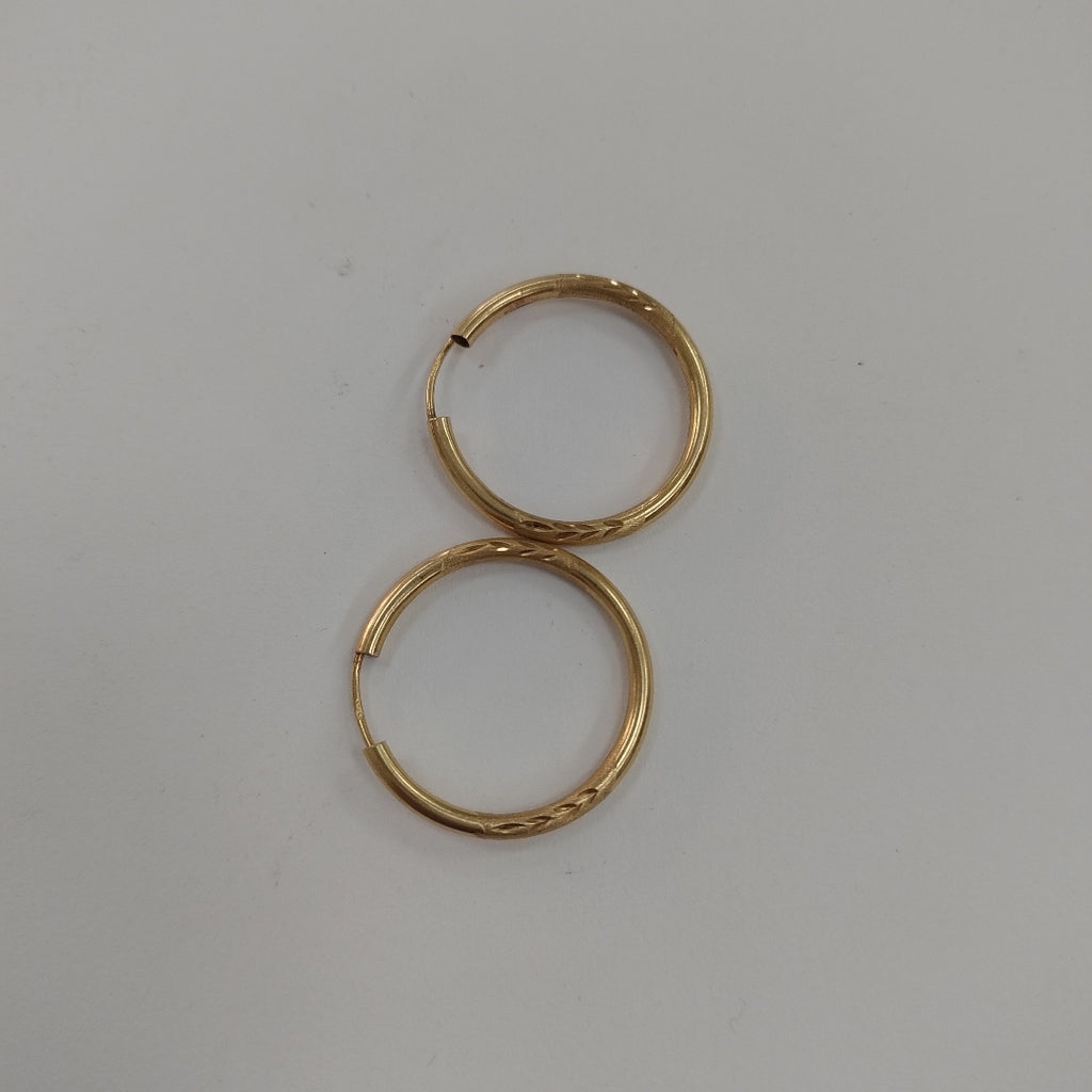 ARRACADAS PAR ORO 14 K 1.8 GRMS (SEMINUEVO)