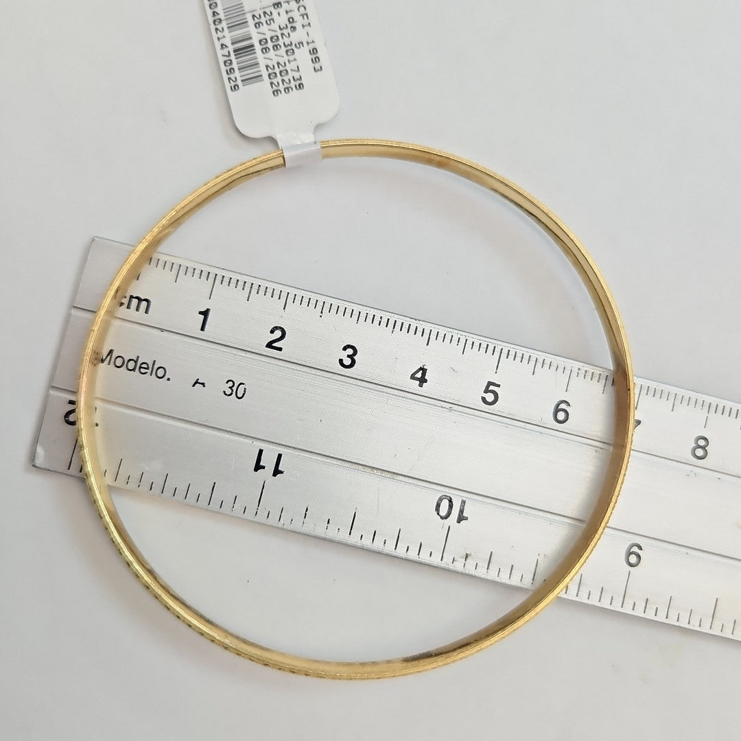 PULSERA RIGIDA ORO 14 K 9 GRMS (SEMINUEVO)