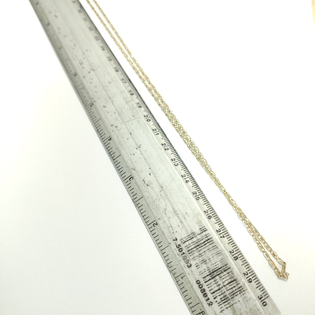CADENA ORO COMBINADO 10 K 2.4 GRMS (SEMINUEVO)