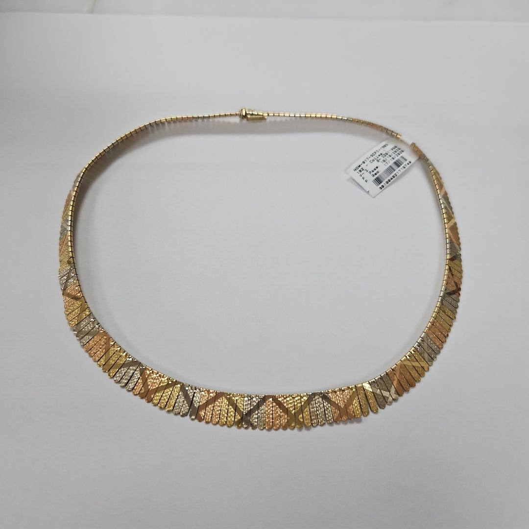 GARGANTILLA ORO COMBINADO 14 K 26,30 GRMS (SEMINUEVO)