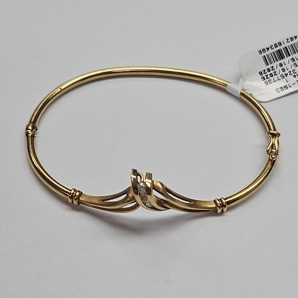 PULSERA RIGIDA ORO 14 K 6,90 GRMS (SEMINUEVO)
