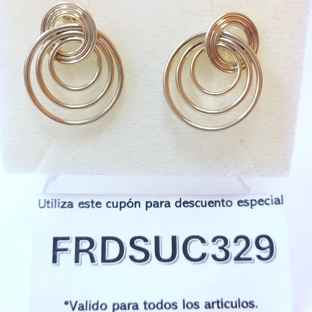 ARETES PAR ORO 14 K 4,70 GRMS (SEMINUEVO)