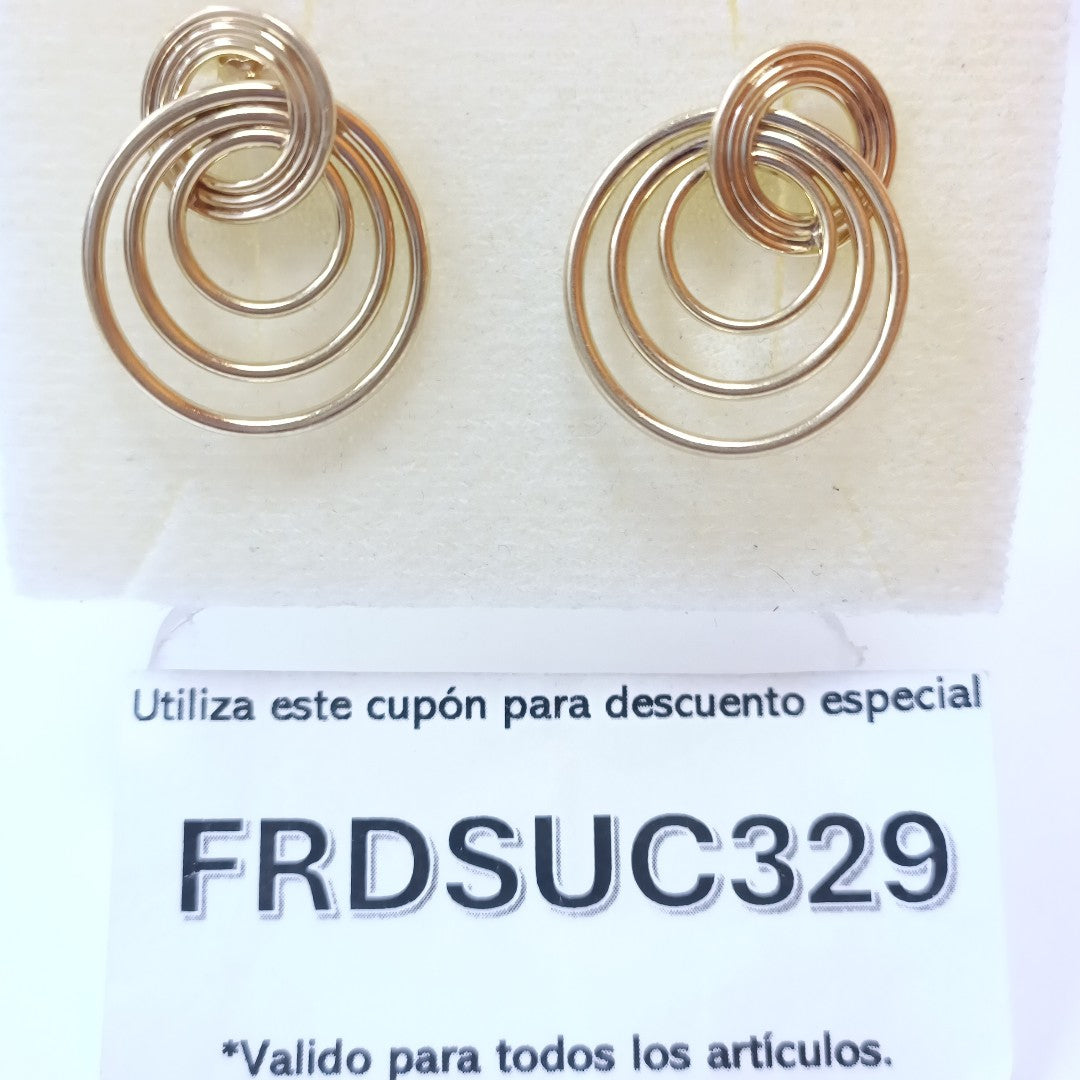 ARETES PAR ORO 14 K 4,70 GRMS (SEMINUEVO)