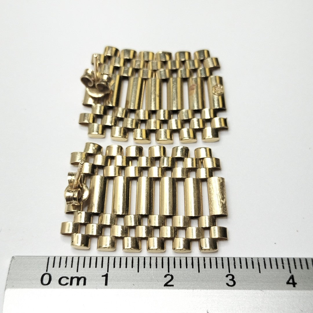 ARETES PAR ORO 14 K 6.2 GRMS (SEMINUEVO)