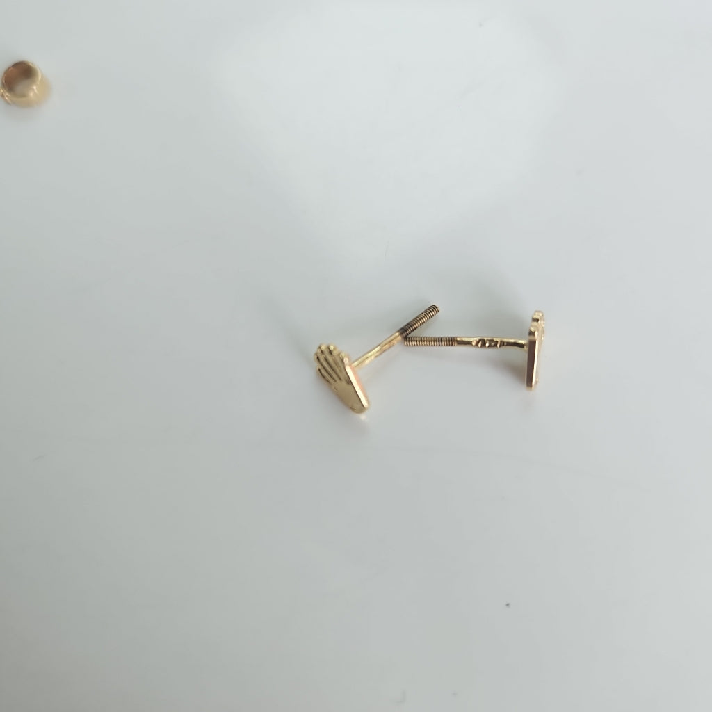 BROQUELES PAR ORO 14 K 0.7 GRMS (SEMINUEVO)