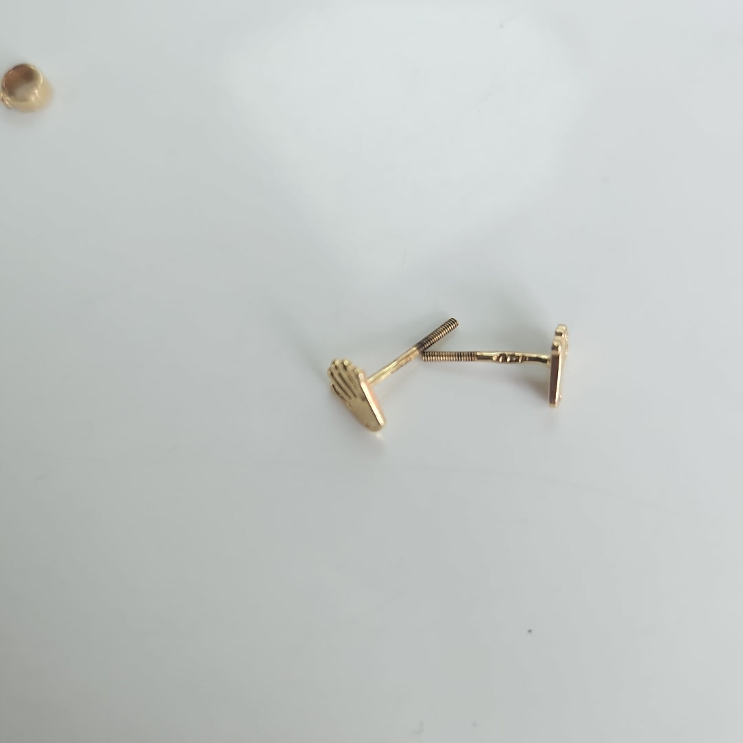 BROQUELES PAR ORO 14 K 0.7 GRMS (SEMINUEVO)
