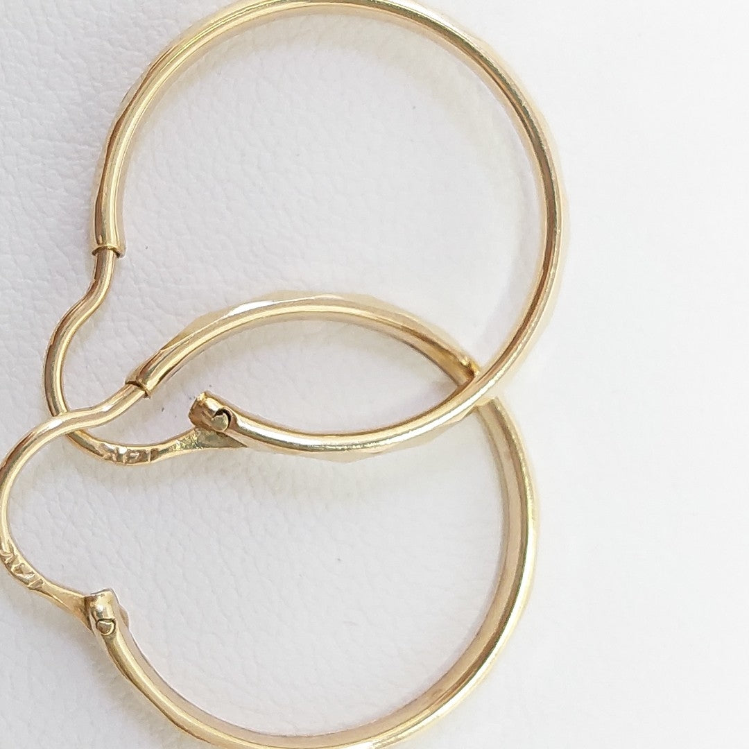 ARRACADAS PAR ORO 14 K 2.3 GRMS (SEMINUEVO)