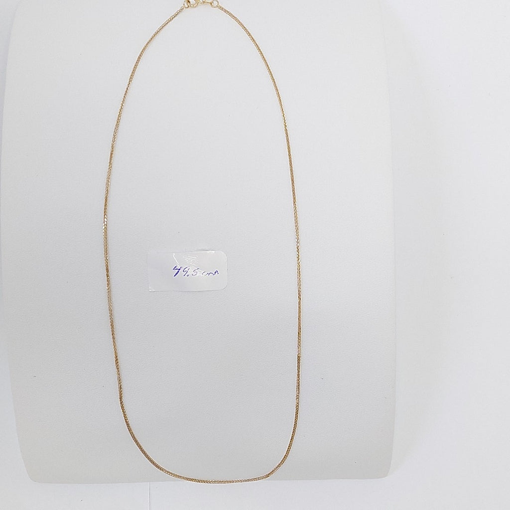 CADENA ORO, RODIADO 14 K 2.3 GRMS (SEMINUEVO)