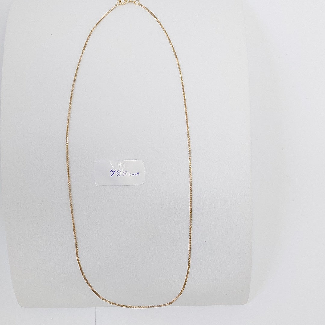 CADENA ORO, RODIADO 14 K 2.3 GRMS (SEMINUEVO)