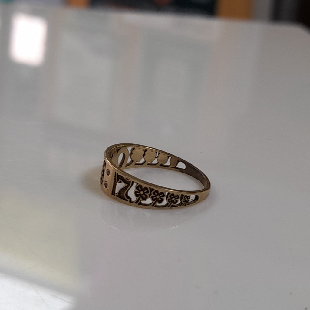 ANILLITO ORO 10 K 1,70 GRMS (SEMINUEVO)