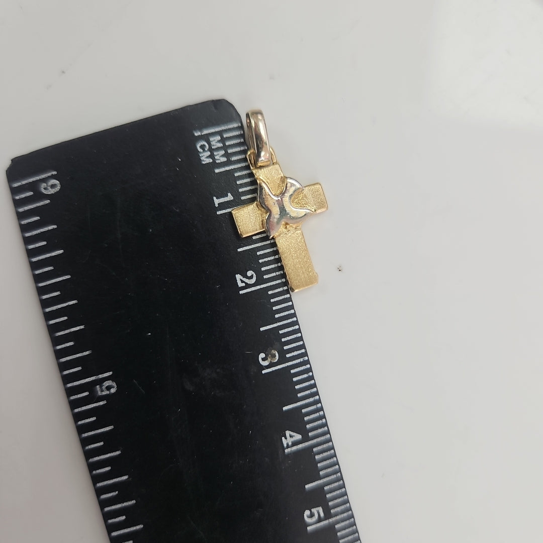 CRUZ ORO,ORO BLANCO 14 K 1,90 GRMS (SEMINUEVO)