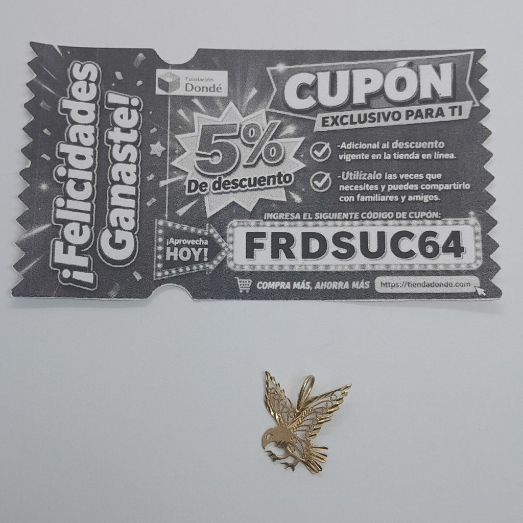 DIJE ORO 14 K 1.1 GRMS (SEMINUEVO)