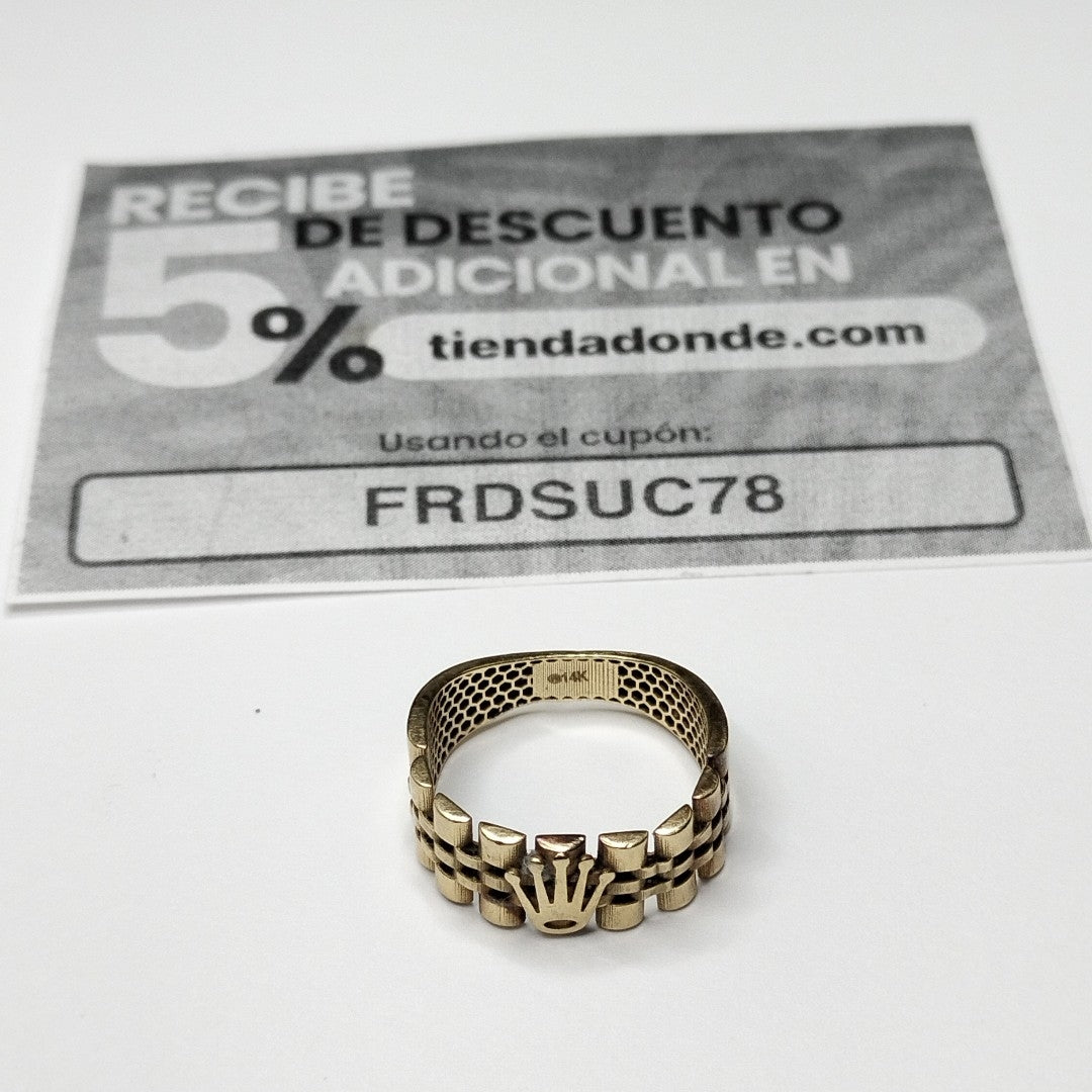 ARGOLLA ORO 14 K 2.4 GRMS (SEMINUEVO)