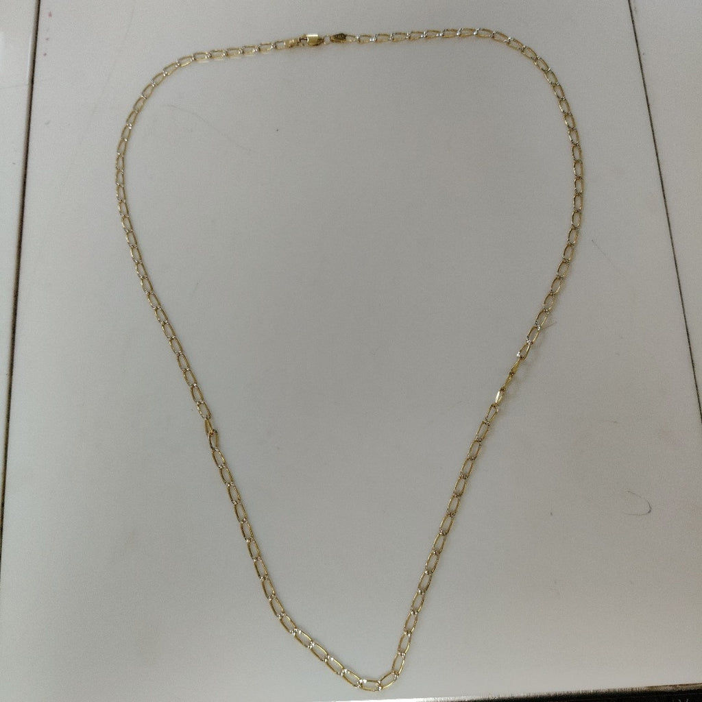 CADENA ORO, RODIADO 14 K 8.9 GRMS (SEMINUEVO)