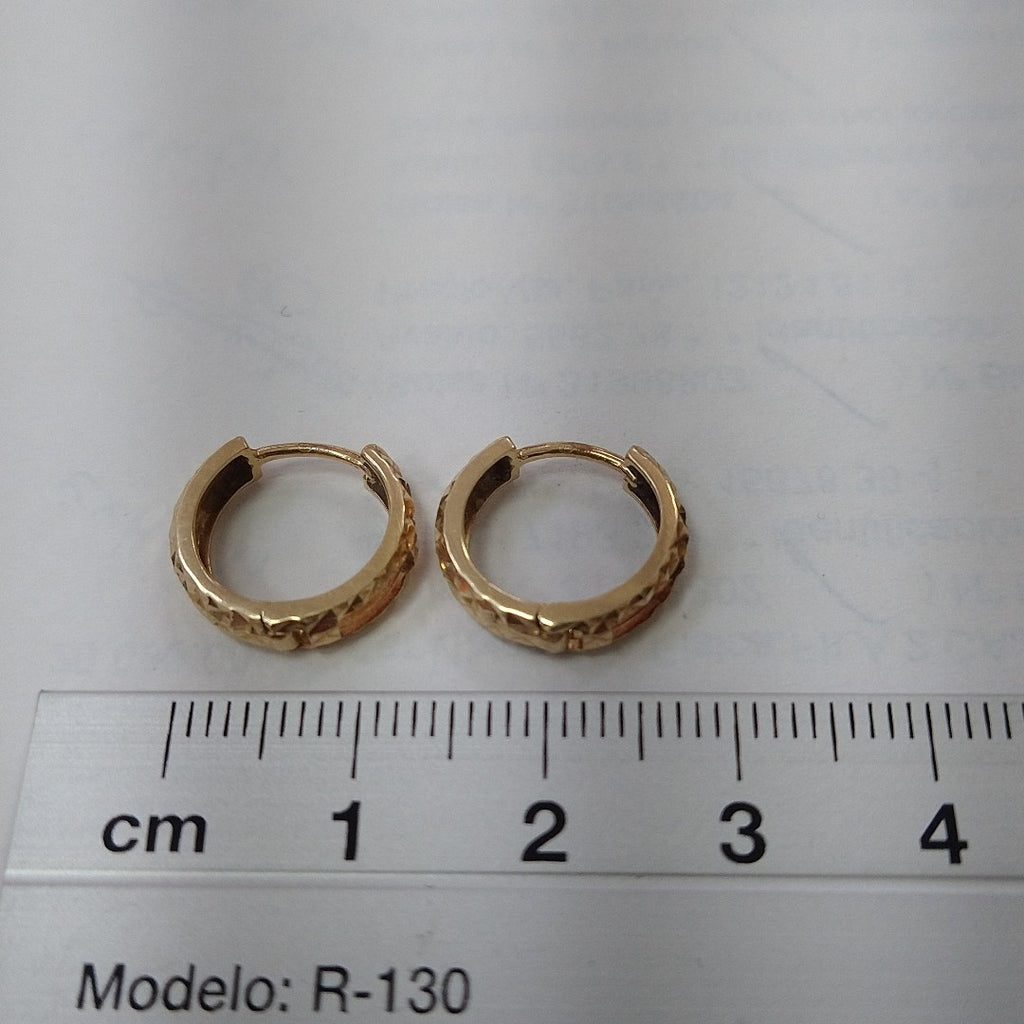 ARRACADAS PAR ORO 14 K 2.1 GRMS (SEMINUEVO)