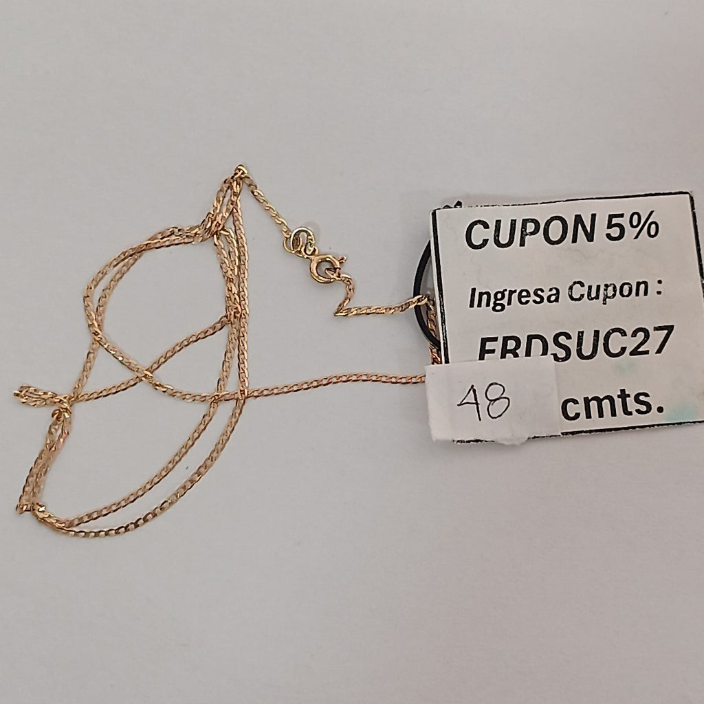 CADENA ORO 14 K 1.8 GRMS (SEMINUEVO)