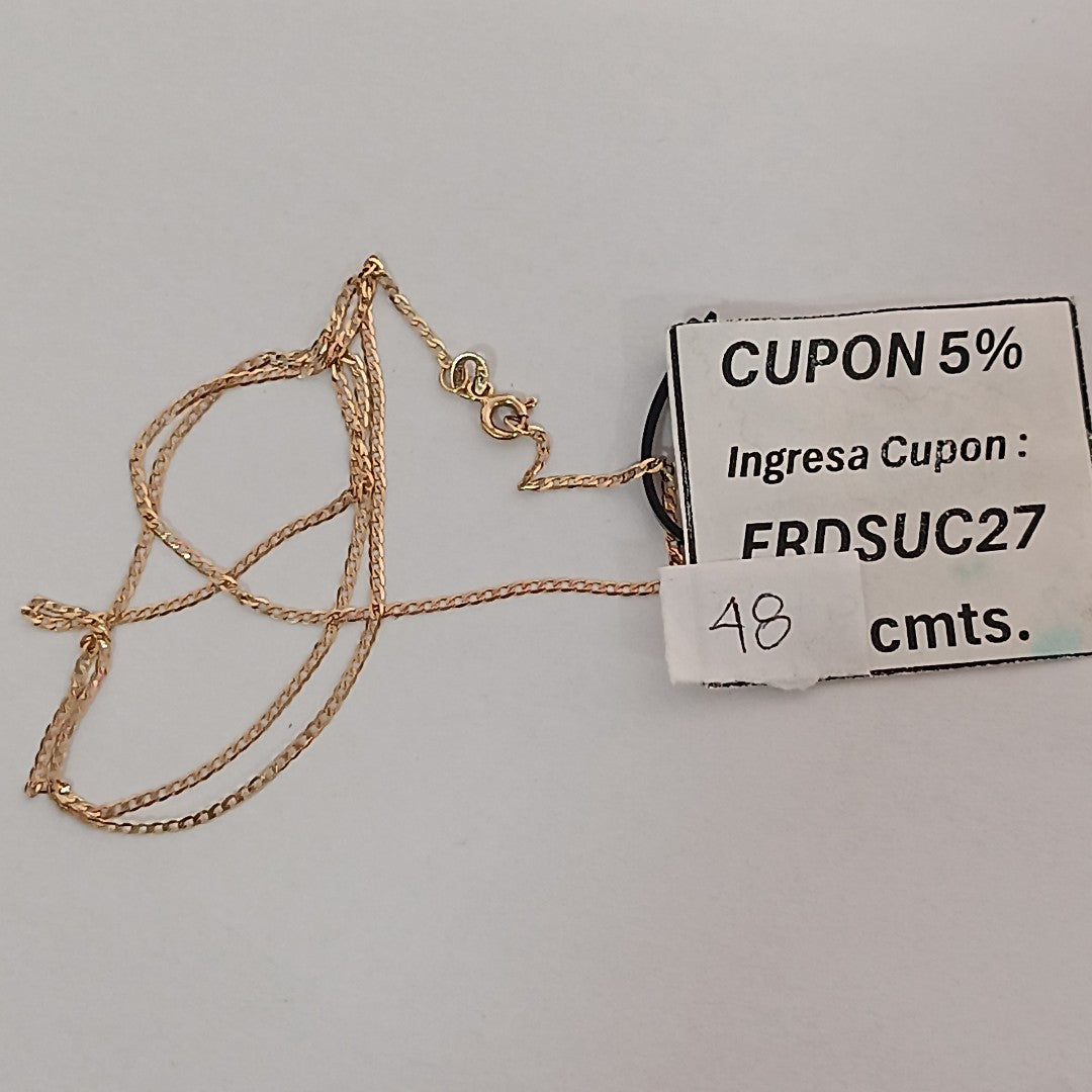 CADENA ORO 14 K 1.8 GRMS (SEMINUEVO)