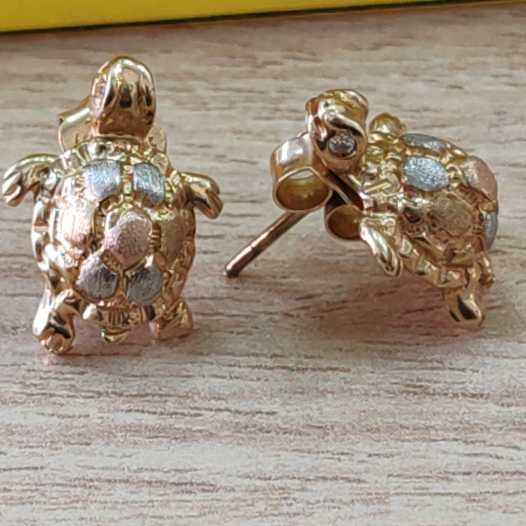 BROQUELES PAR ORO 14 K 3.1 GRMS (SEMINUEVO)