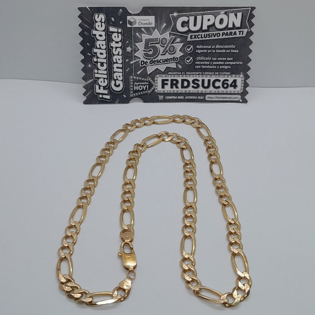 CADENA ORO 14 K 36.7 GRMS (SEMINUEVO)