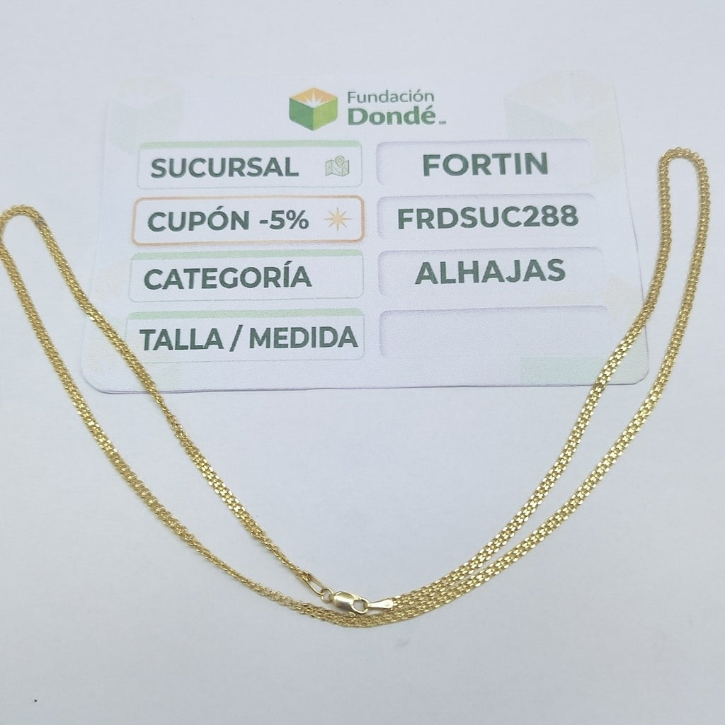CADENA ORO 14 K 2.6 GRMS (SEMINUEVO)
