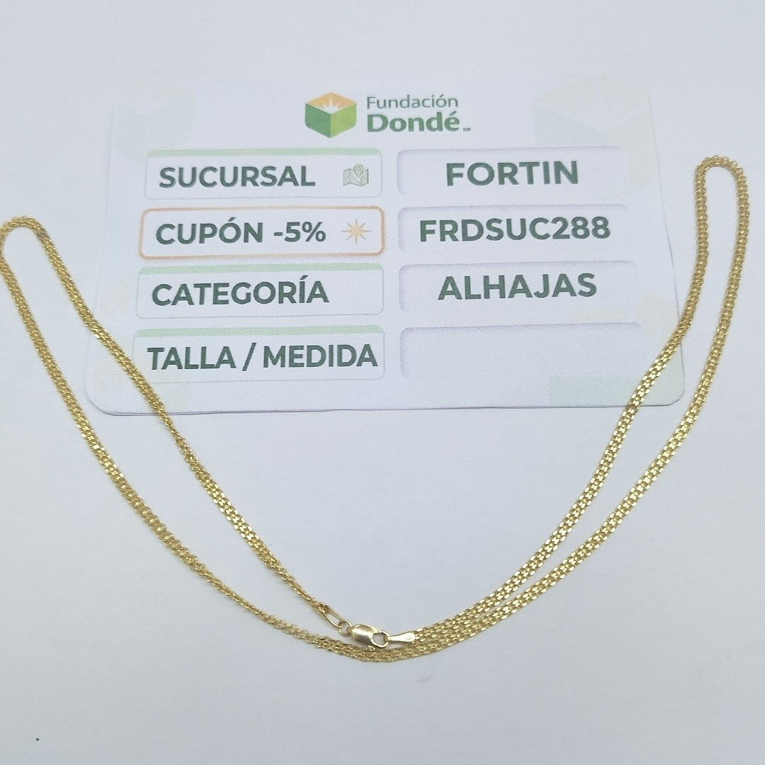 CADENA ORO 14 K 2.6 GRMS (SEMINUEVO)