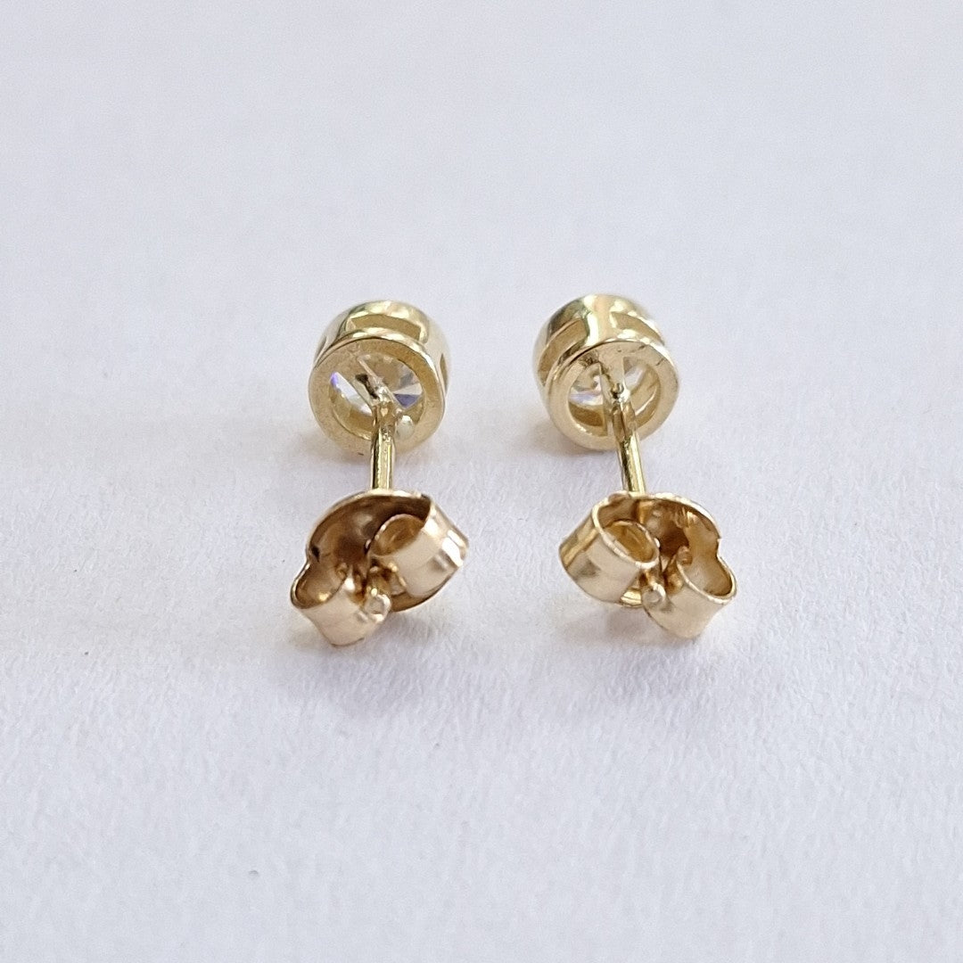 BROQUELES ORO 14K 1.2 (NUEVO)