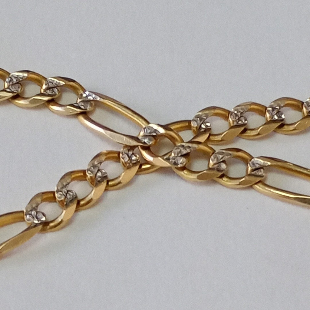 PULSERA ORO COMBINADO 14 K 7.6 GRMS (SEMINUEVO)