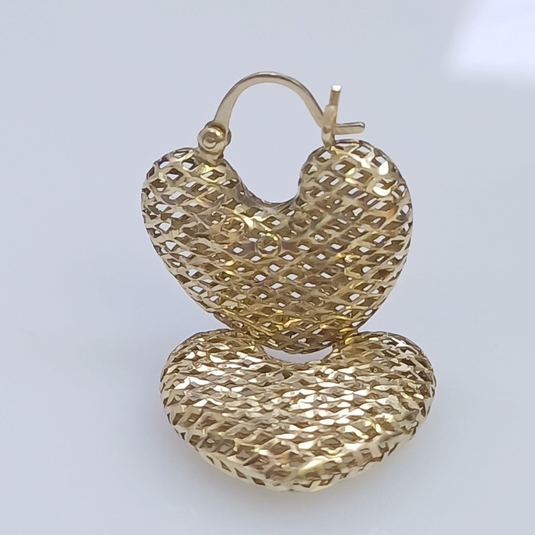 ARRACADAS PAR ORO 14 K 2.5 GRMS (SEMINUEVO)